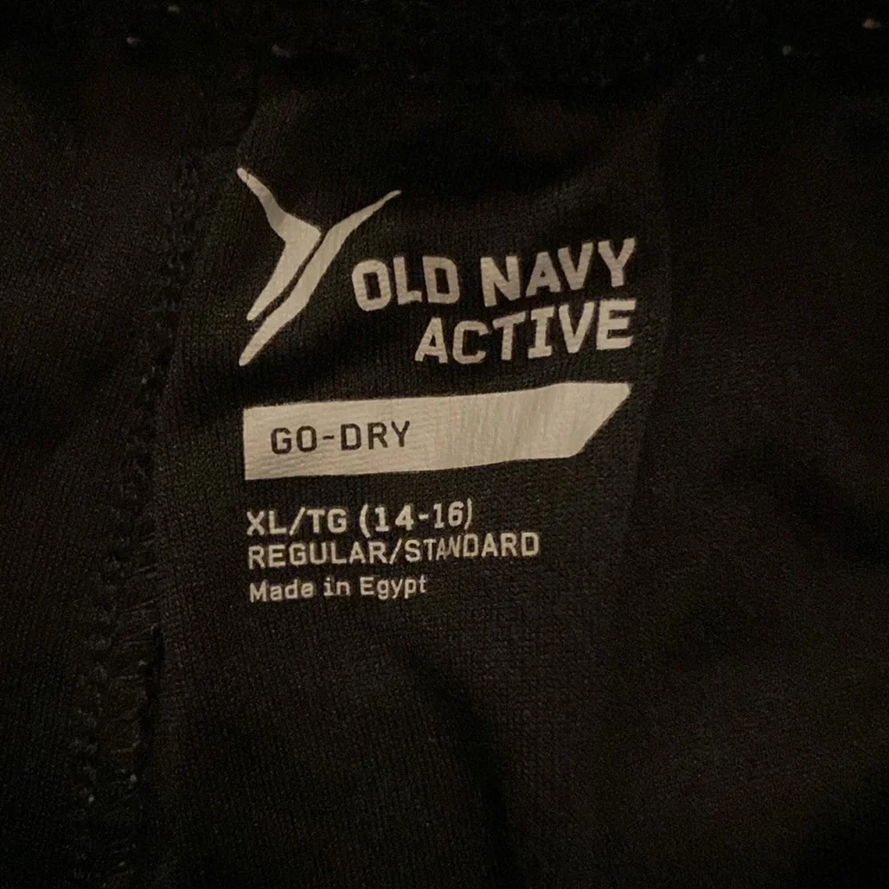 Black and Gray Boy’s Old Navy Go Dry Shorts with pockets